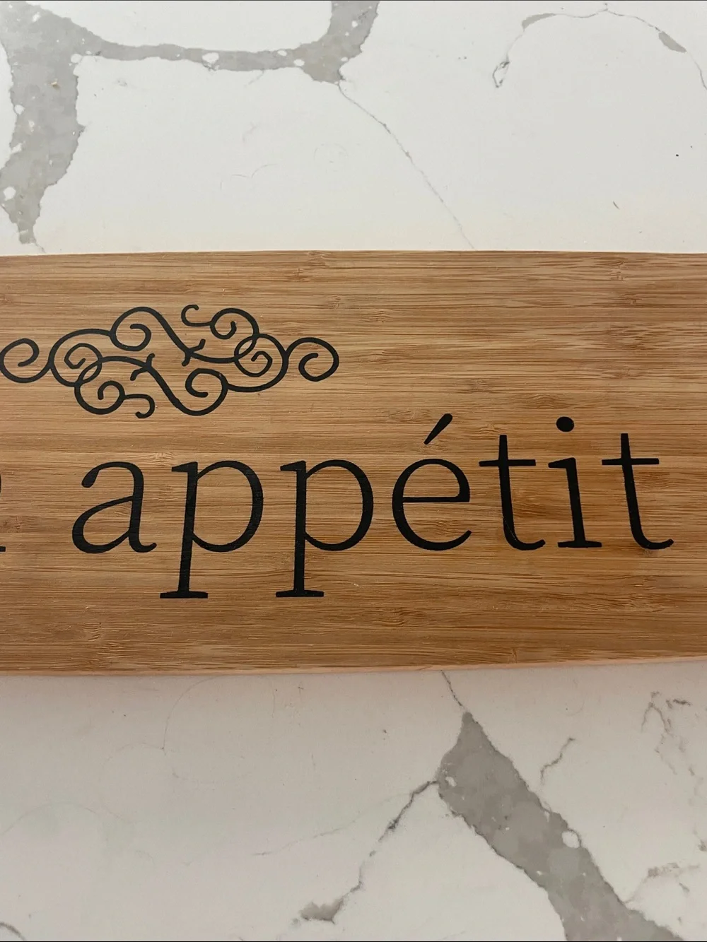 Bon Appétit Bamboo Serving Tray with Handles
