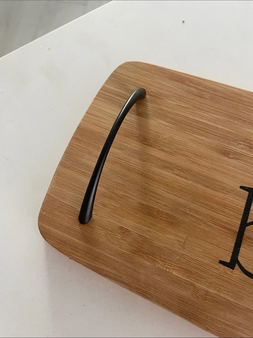 Bon Appétit Bamboo Serving Tray with Handles