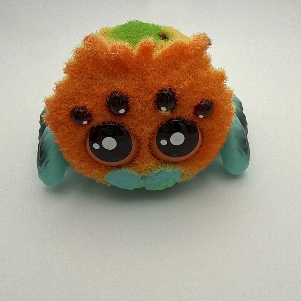 Yellies Flufferpuff & Toofy Spooder Jumping Spider Sound Activated Motion WORKS