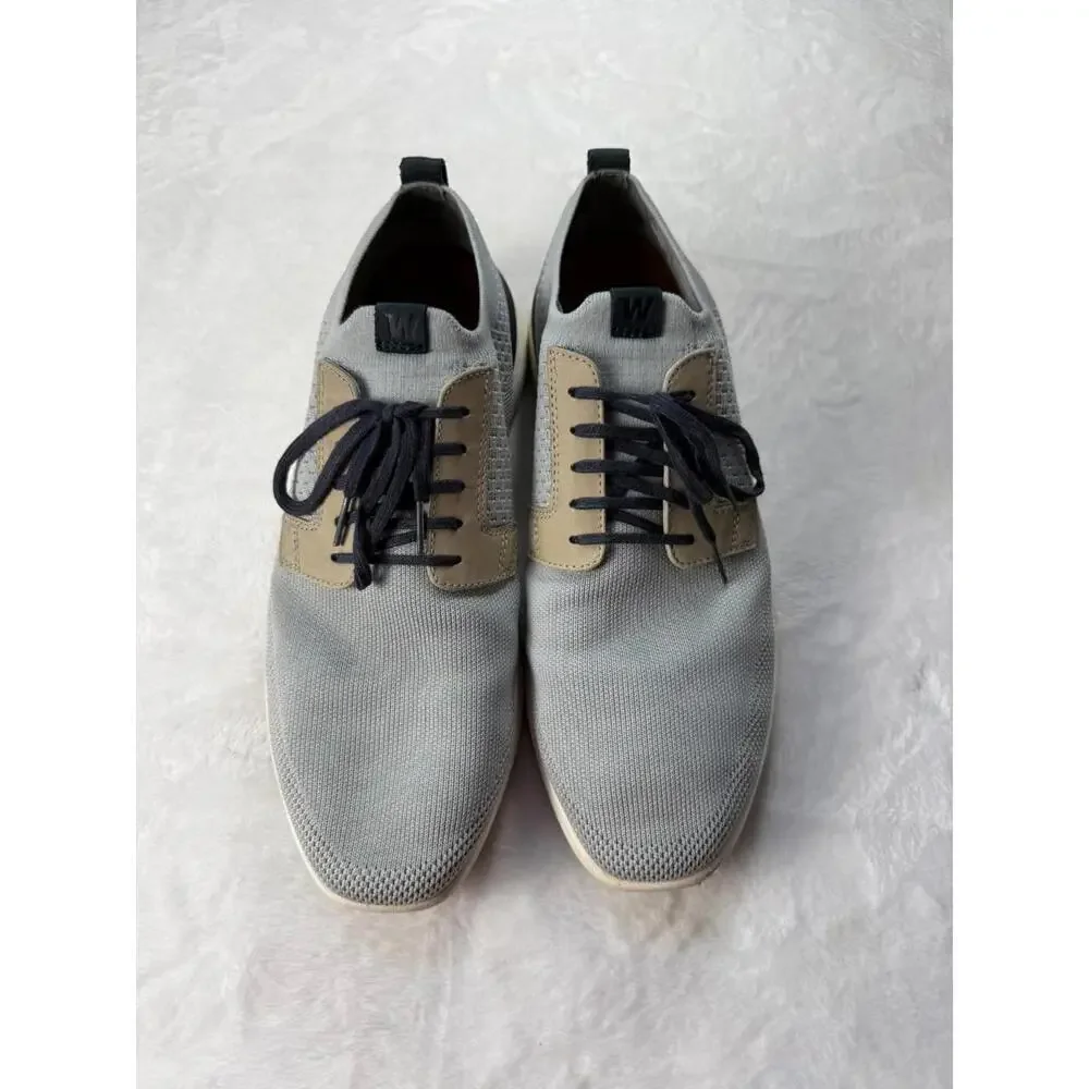 Wolf &‎ Shepherd SwiftKnit Derby Shoes Mens Size 11 Gray Knit Low Top Sneakers
