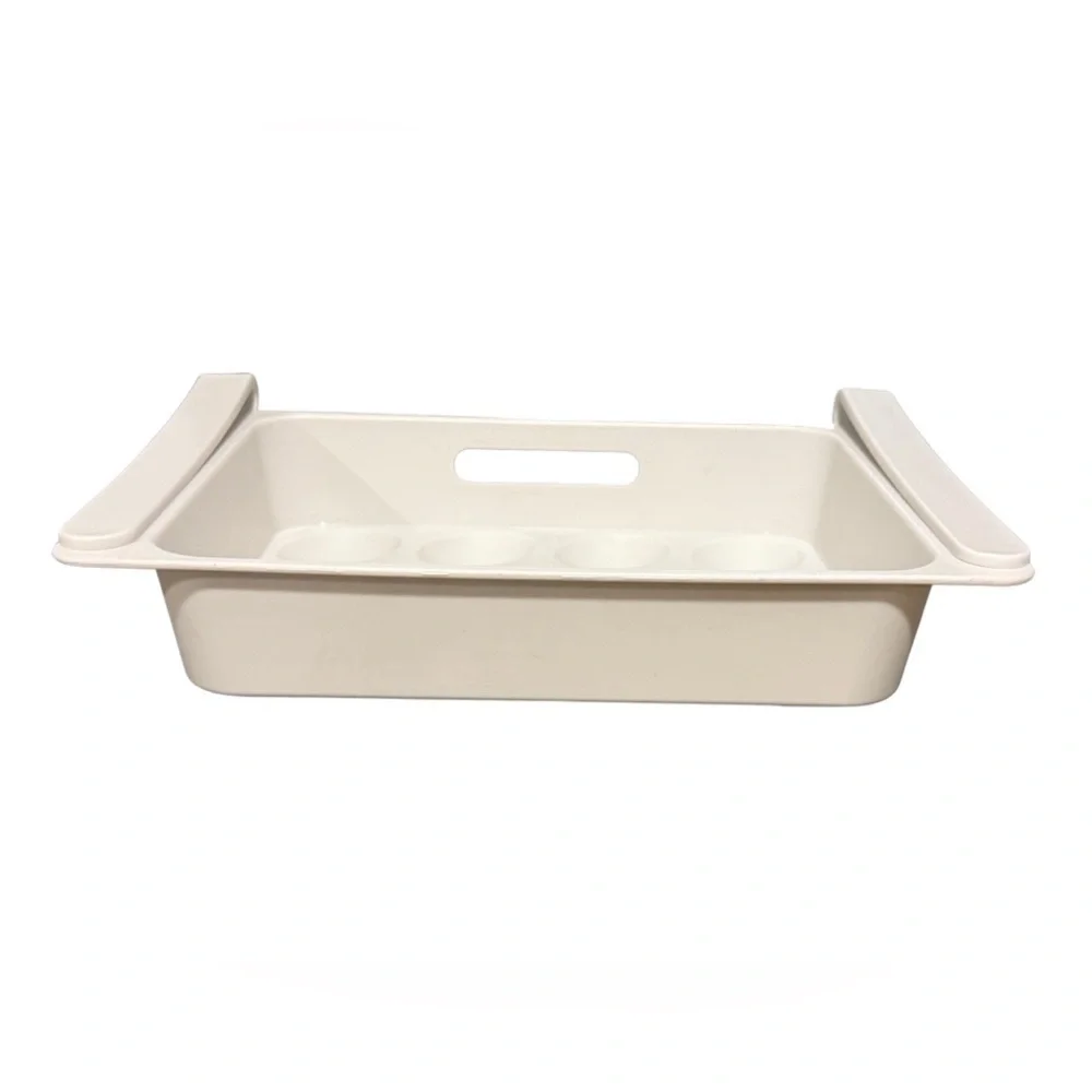 Hanging Egg Holder for Fridge Shelf Plastic 12-Egg Storage Tray New