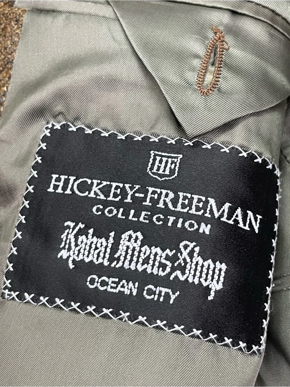 Hickey Freeman tailored three