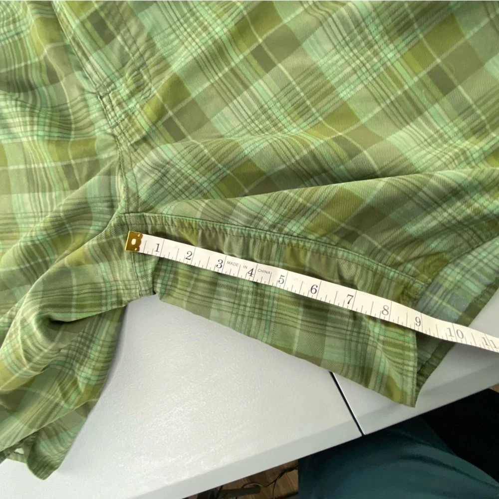 Patagonia green plaid