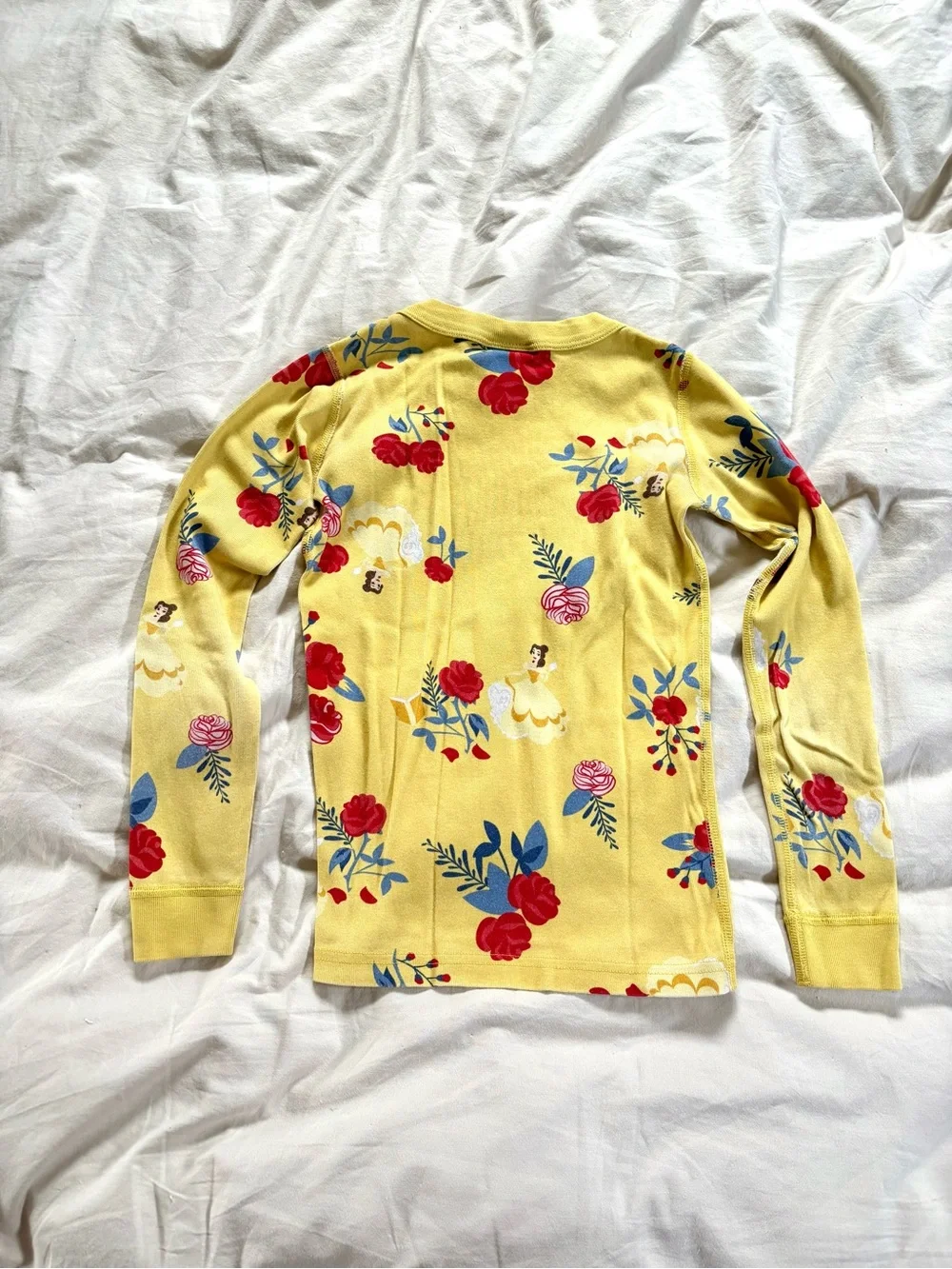 Hanna Anderson HannaJams Disney Belle Beauty & The Beast Pajama Set size 8