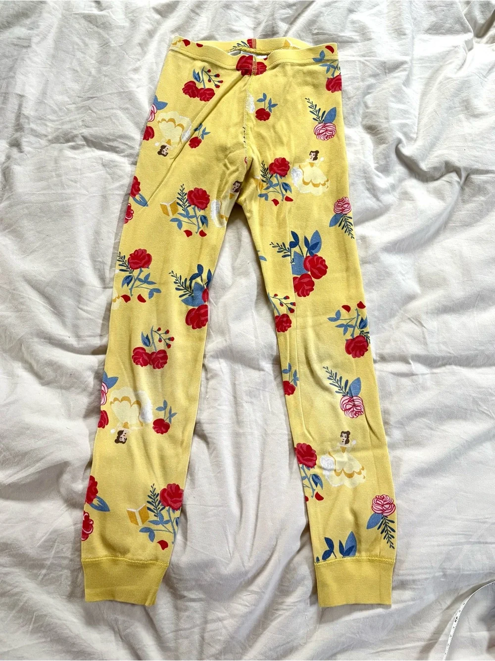 Hanna Anderson HannaJams Disney Belle Beauty & The Beast Pajama Set size 8