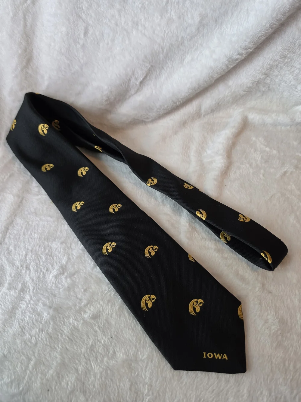 Men's Iowa Hawkeyes OSFM Dress Tie Prince Consort