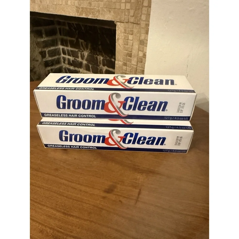 (2) Groom & Clean Greaseless Hair Control Gel 4.5 oz each EXP 5/2026 New