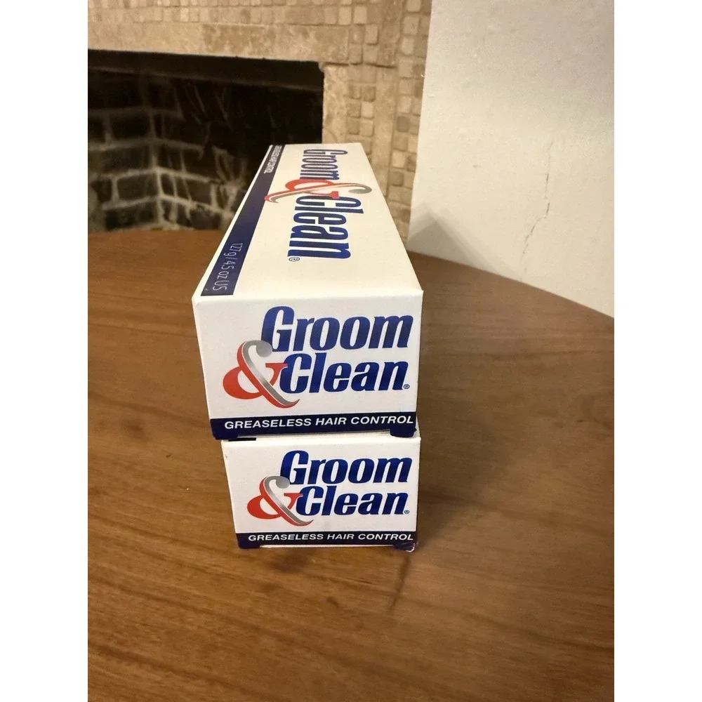 (2) Groom & Clean Greaseless Hair Control Gel 4.5 oz each EXP 5/2026 New