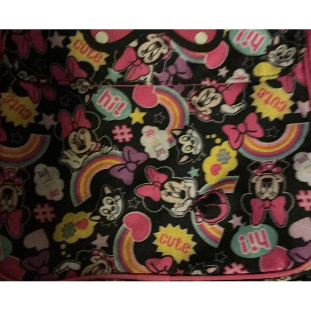 Disney Store Minnie Mouse and Figaro Backpack with Hood
