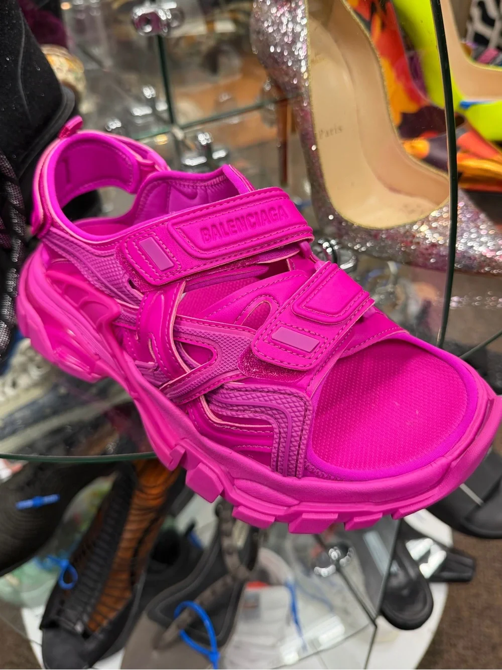 Balenciaga Track Rubber slingback Sandals ❤️‍🔥
