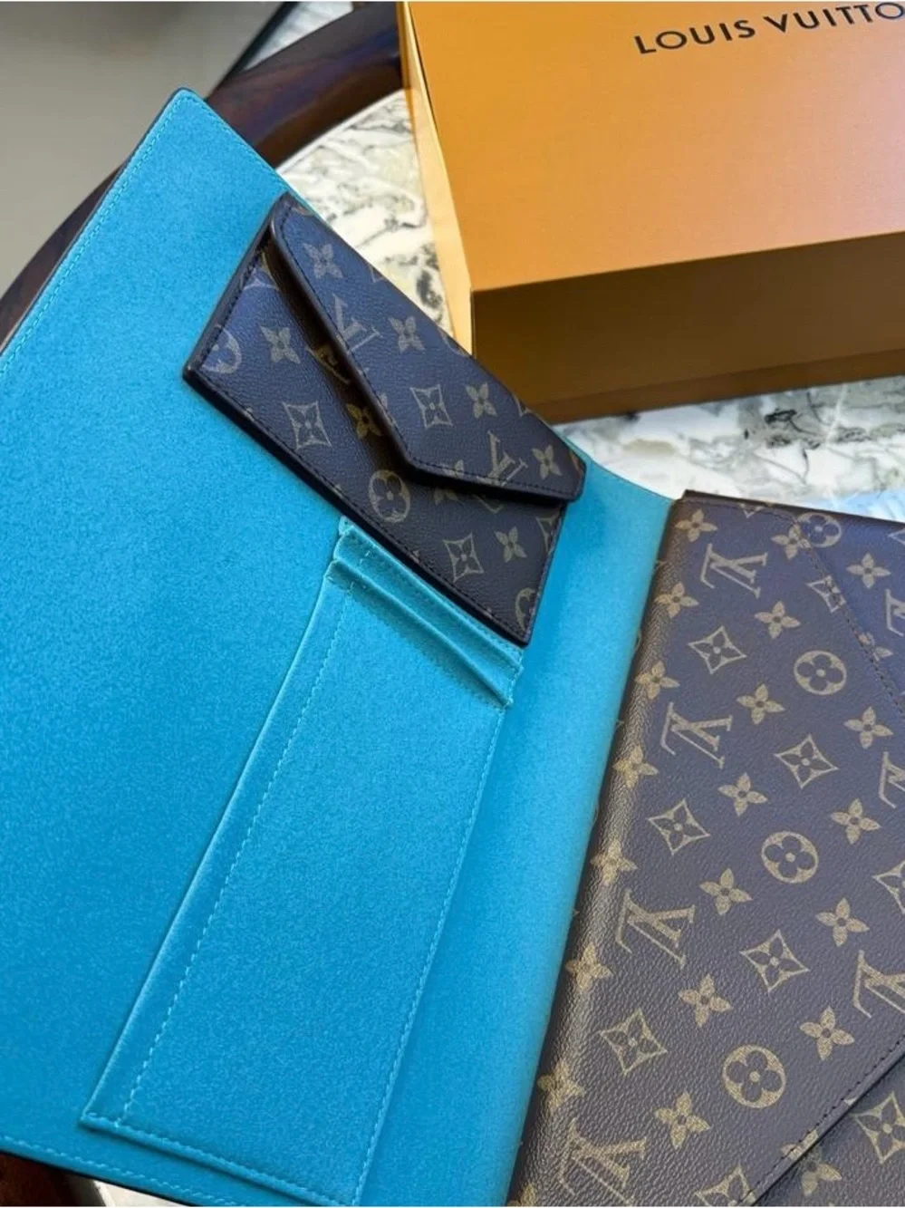 Louis Vuitton Brown Monogram Envelope Laptop Organizer