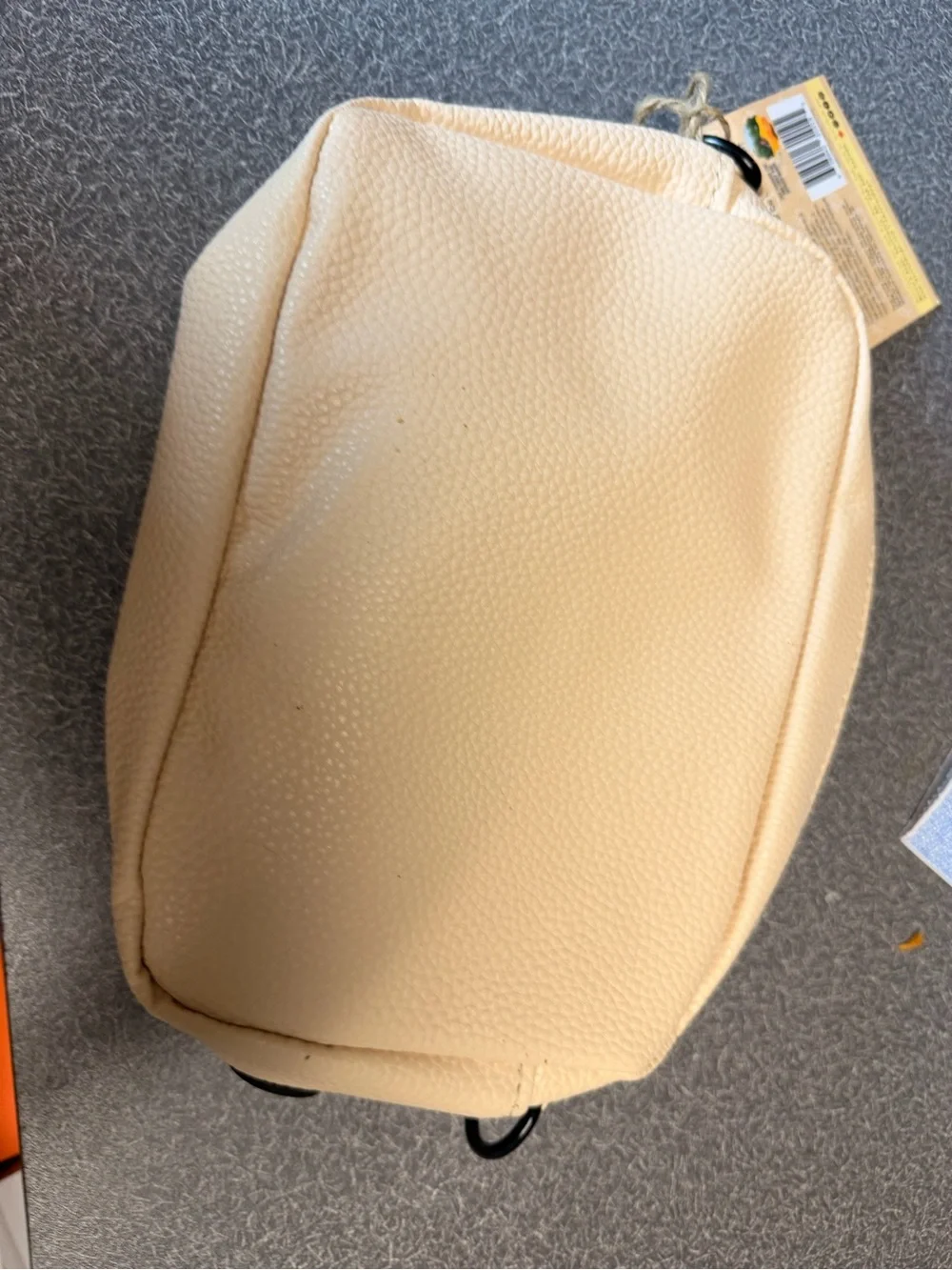 Cream Dog Walking Crossbody Bag - Hands-Free Pet Carrier Accessory