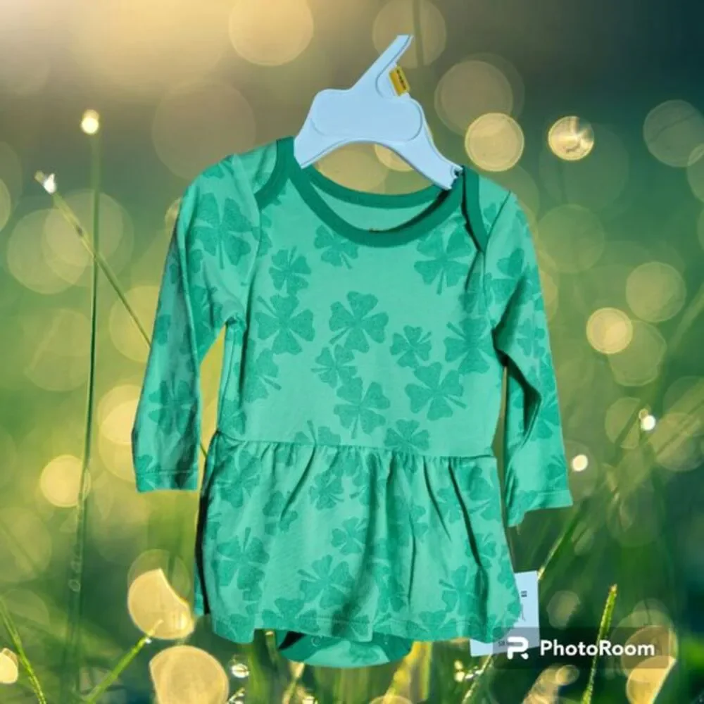 Shamrock One Piece Dress Size 3-6 MO‎ (Z63)