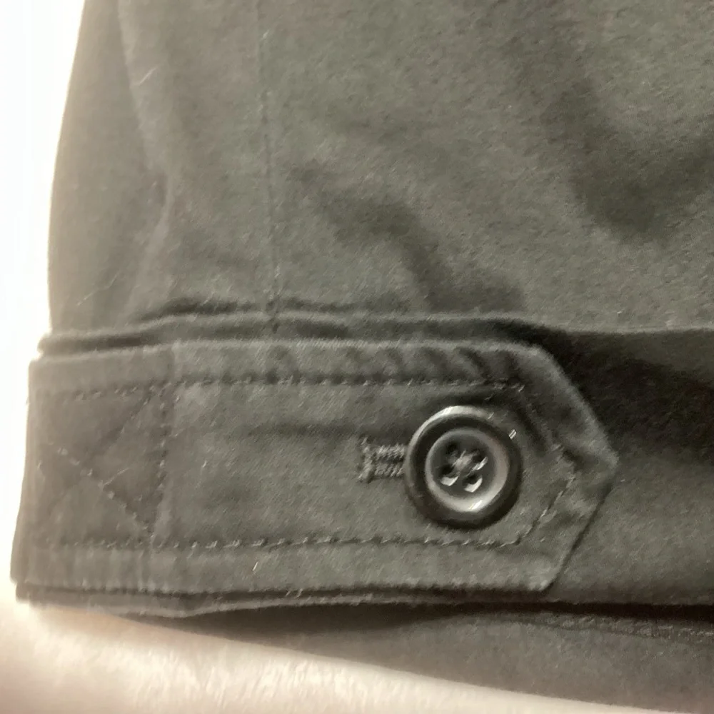 White House Black Market WHBM Black Shorts with Button Tab Detail 2
