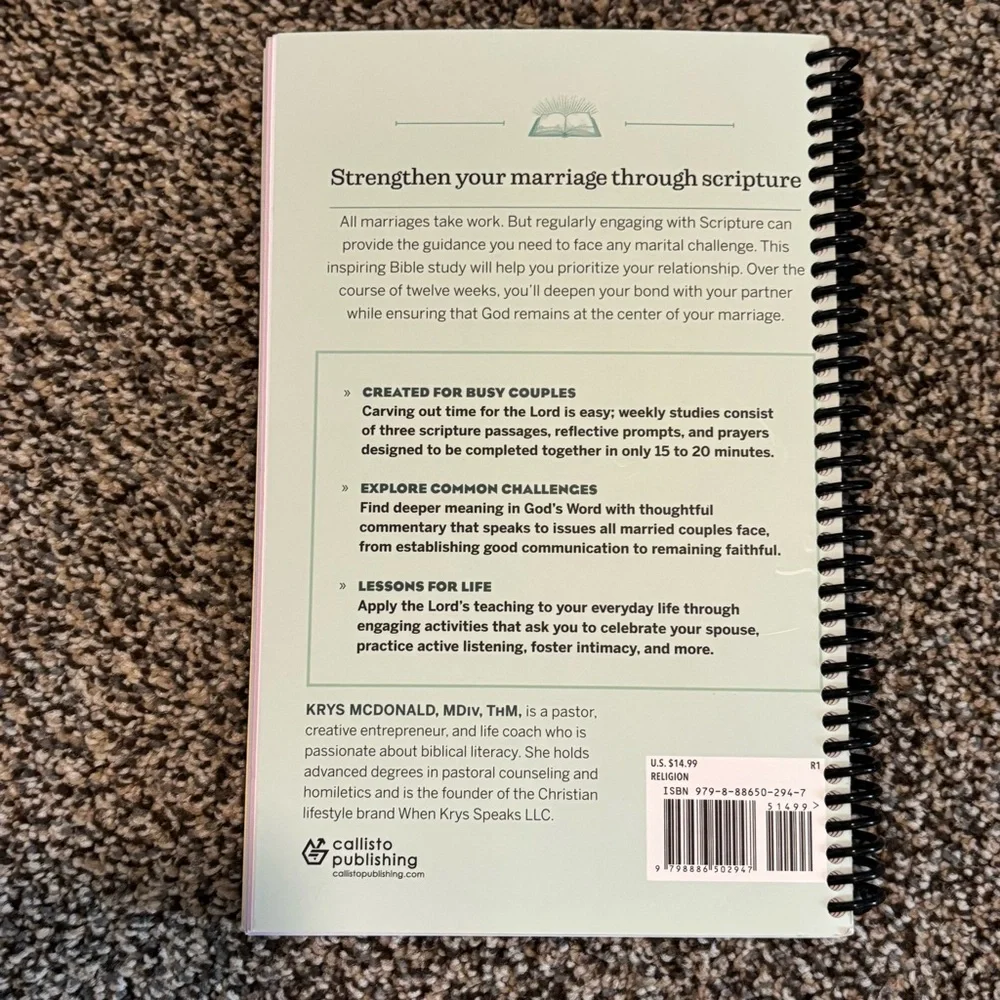 NEW Married Couple's Bible Study Mr & Mrs Devotional & Love Notes Set of 4 Gifts