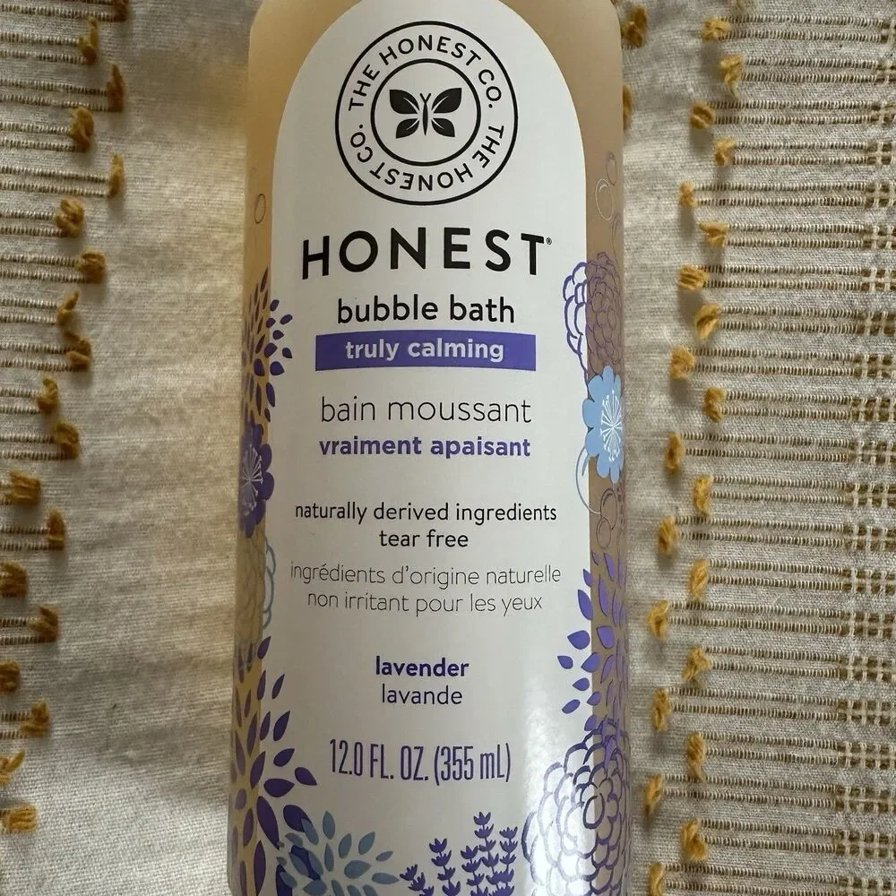 The Honest Company Bubble Bath Lavender Truly Calming Tear Free 12 ounce