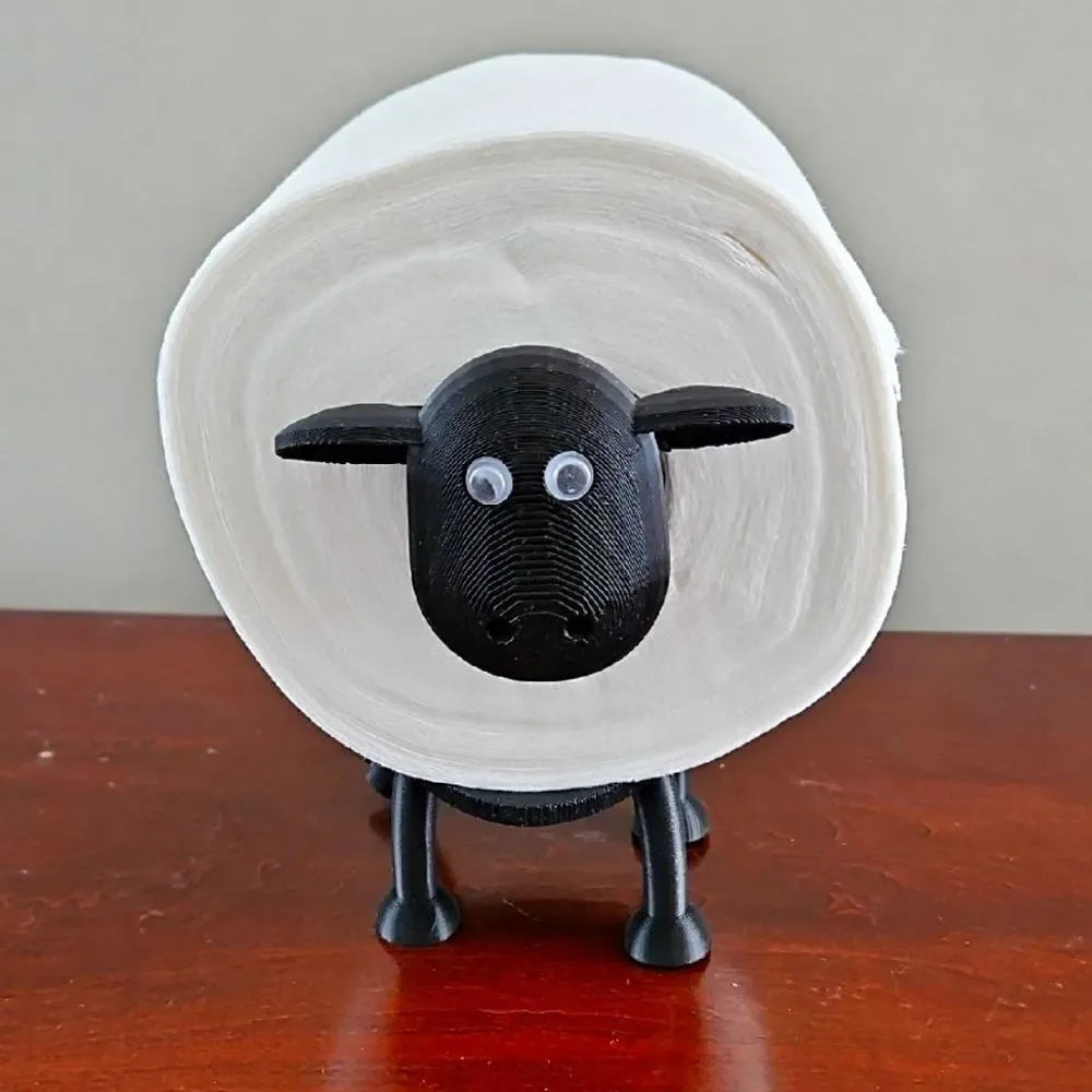 NWOT Back Sheep Toilet Paper Holder