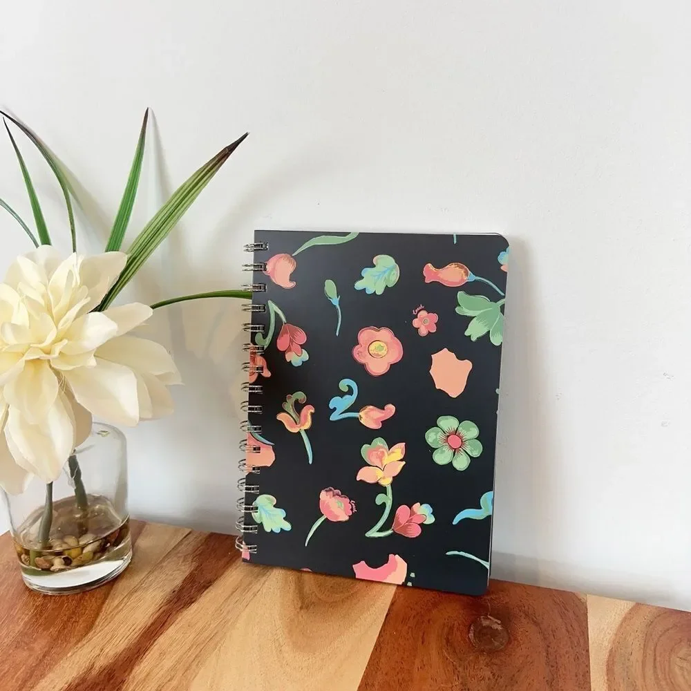 NWT Coach Spiral Notebook‎ With Dreamy Land Floral Print