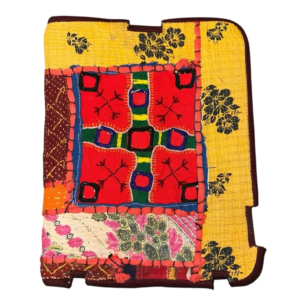 Kantha‎ Vibrant iPad/Tablet Cover Unique Individual Recycled Sari India