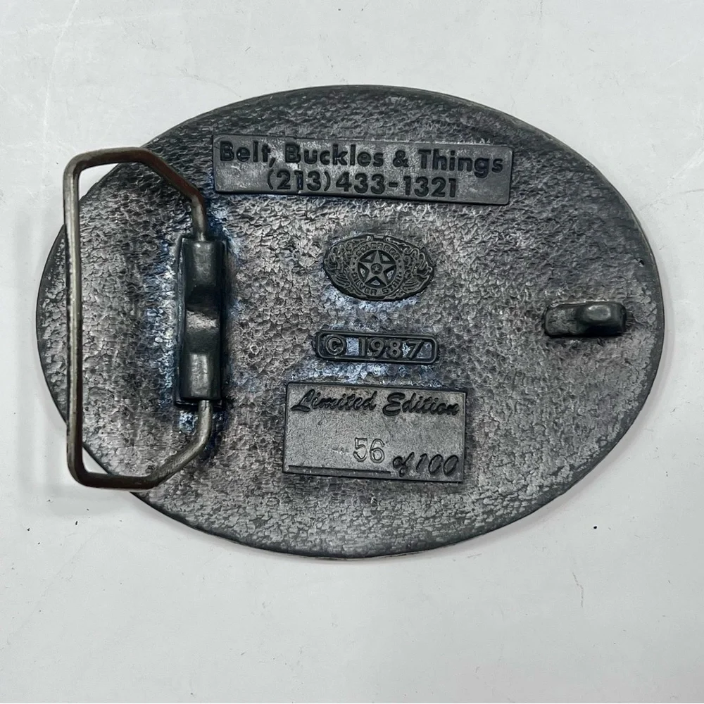Gay Rodeo Los Angeles 4th Annual Golden State Metal‎ Belt Buckle Limited 56/100