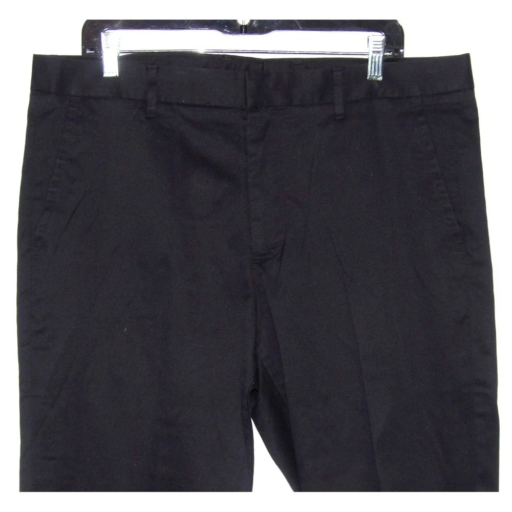 BONOBOS Black TUESDAY Slim Fit Cotton Stretch Chino Pants Men's 35 X 30