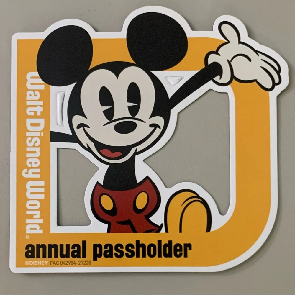 Disney Annual Passholder Magnet New First SEPT 2021; Mickey 50th Anniversary