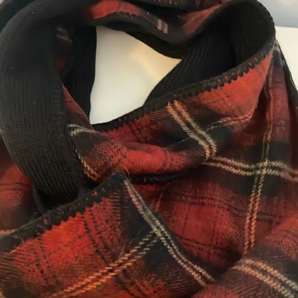 Men’s Plaid Reversible Scarf