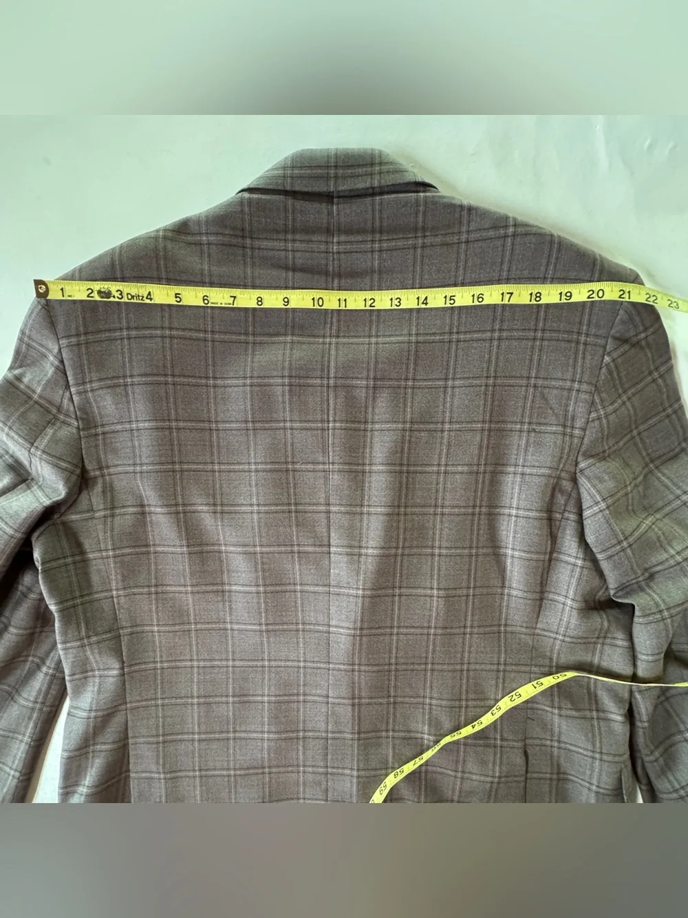 Jos. A. Bank Reserve Plaid Silk Wool Blend Sport Coat Traditional Fit 48R