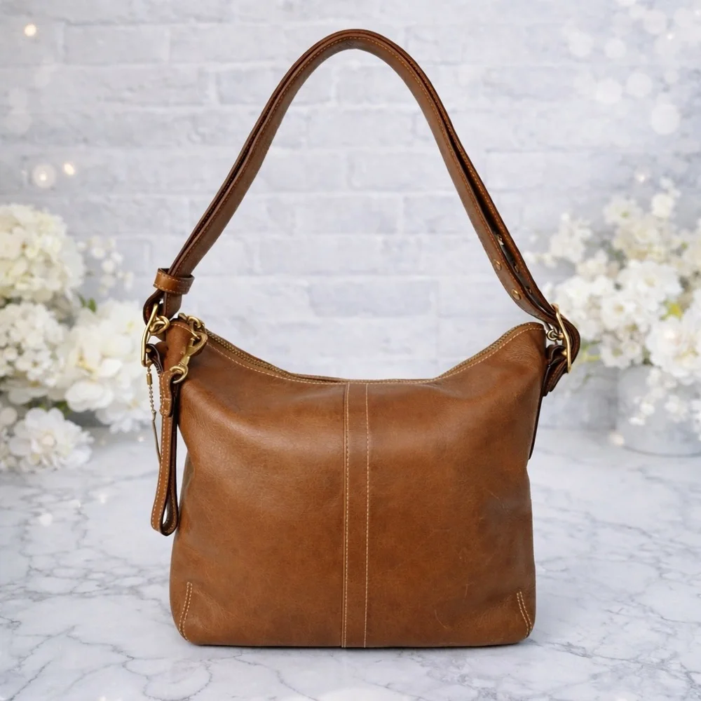 Coach Vintage Legacy Slim Duffle Shoulder Bag- ‘03 - British Tan #9326