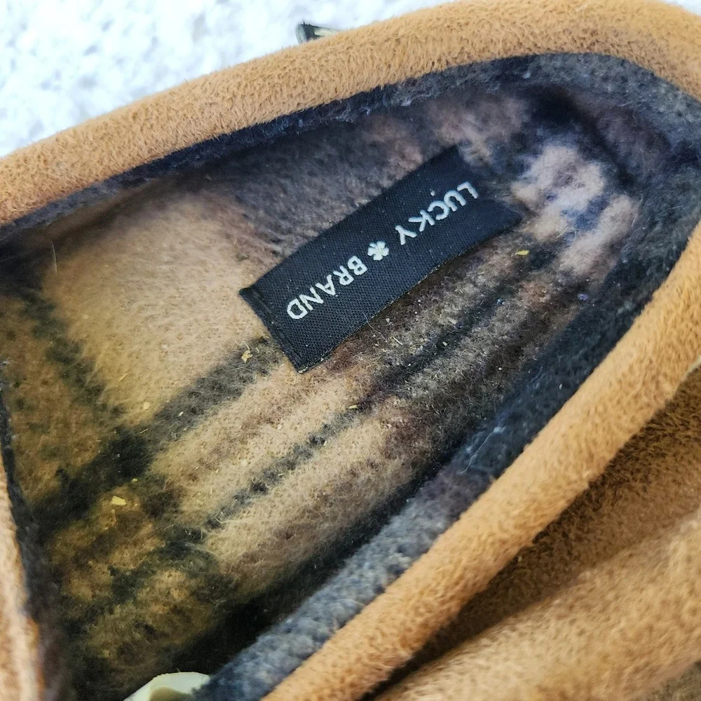 Lucky Brand outsole faux lining