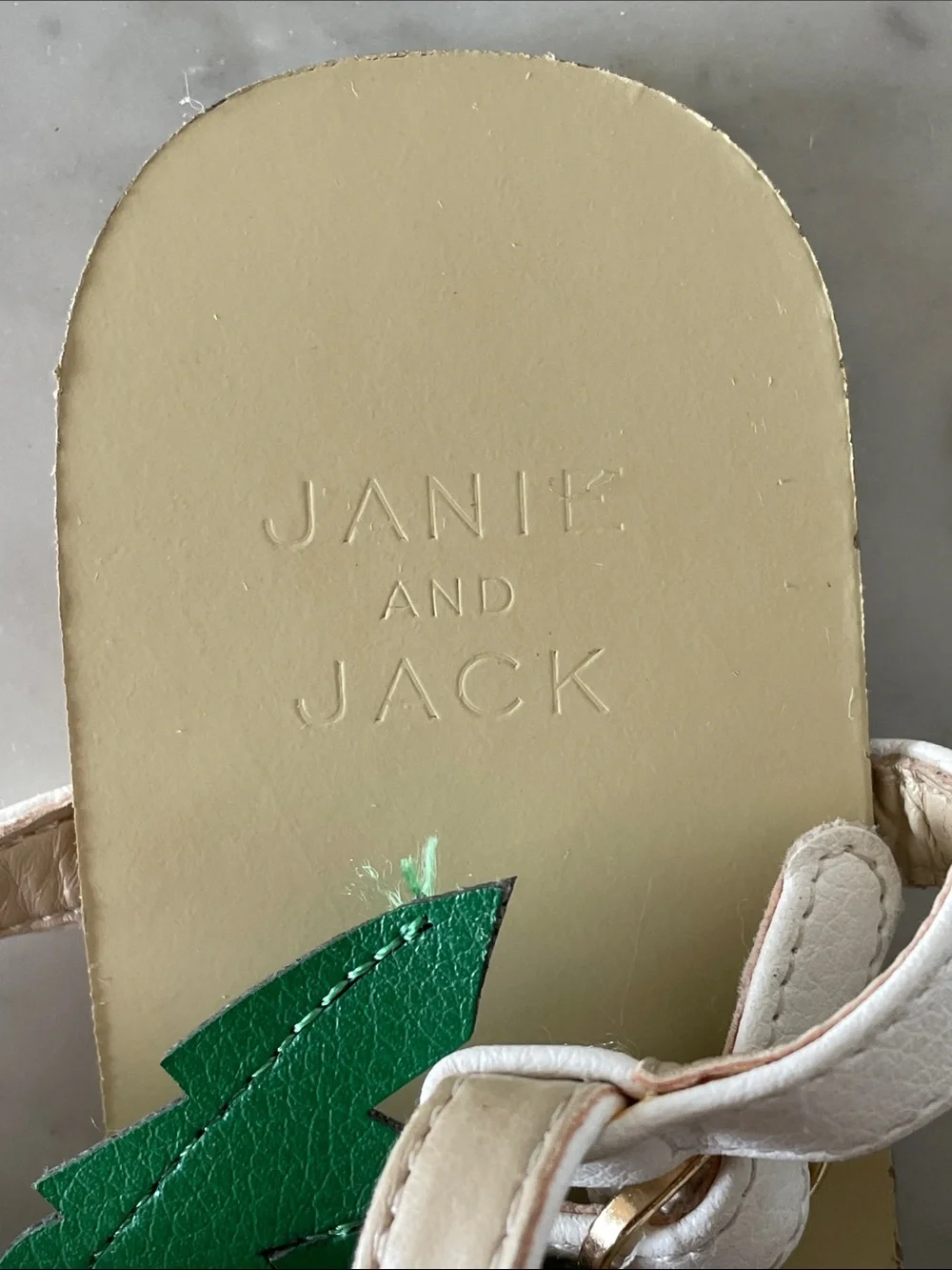 Janie and Jack white ankle