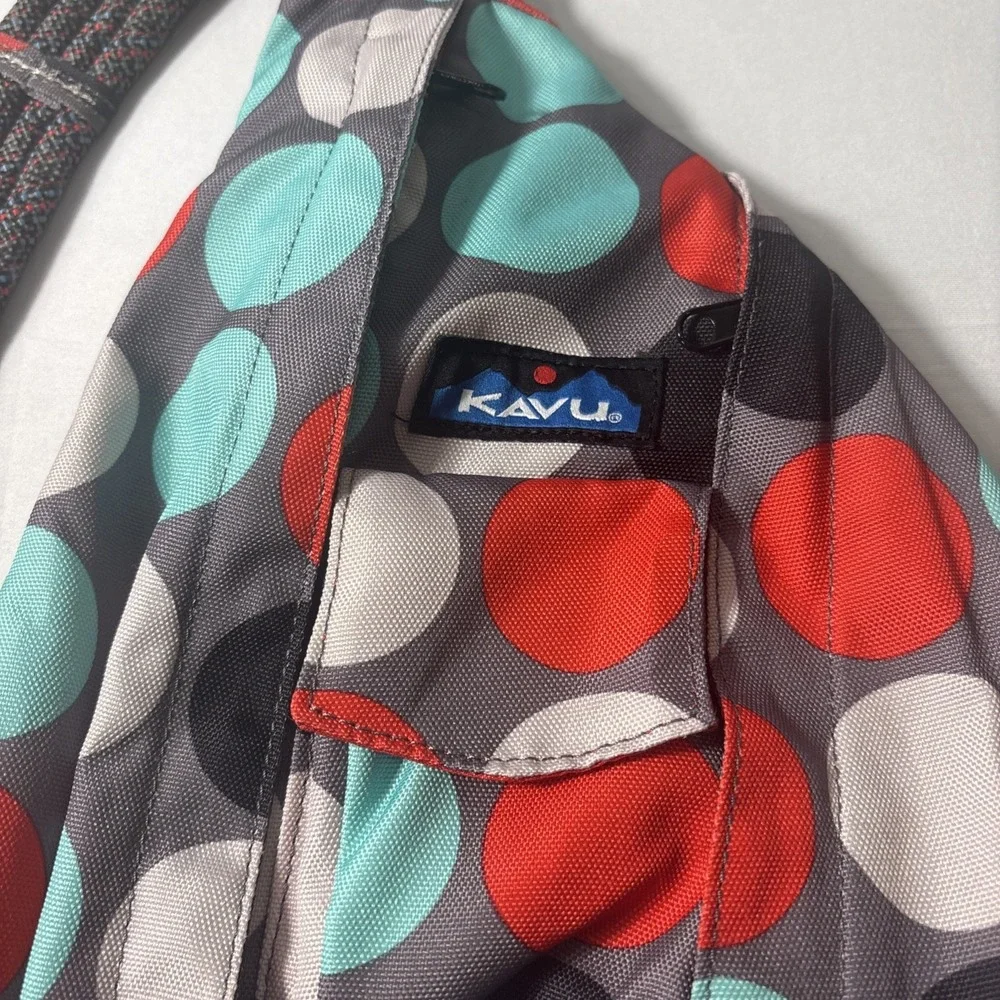 Kavu Rope Got Dots Sling Bag Backpack Crossbody Canvas Outdoor Hiking
