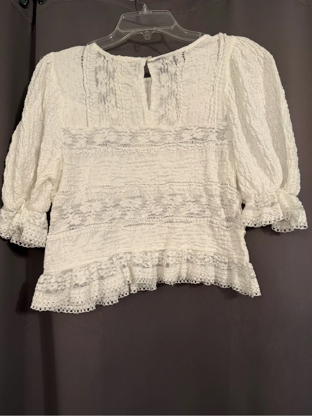Anthropologie delicate lace