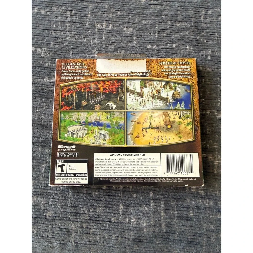 Age of Mythology PC Game GOTY Edition RTS Strategy *Only Disc 2*