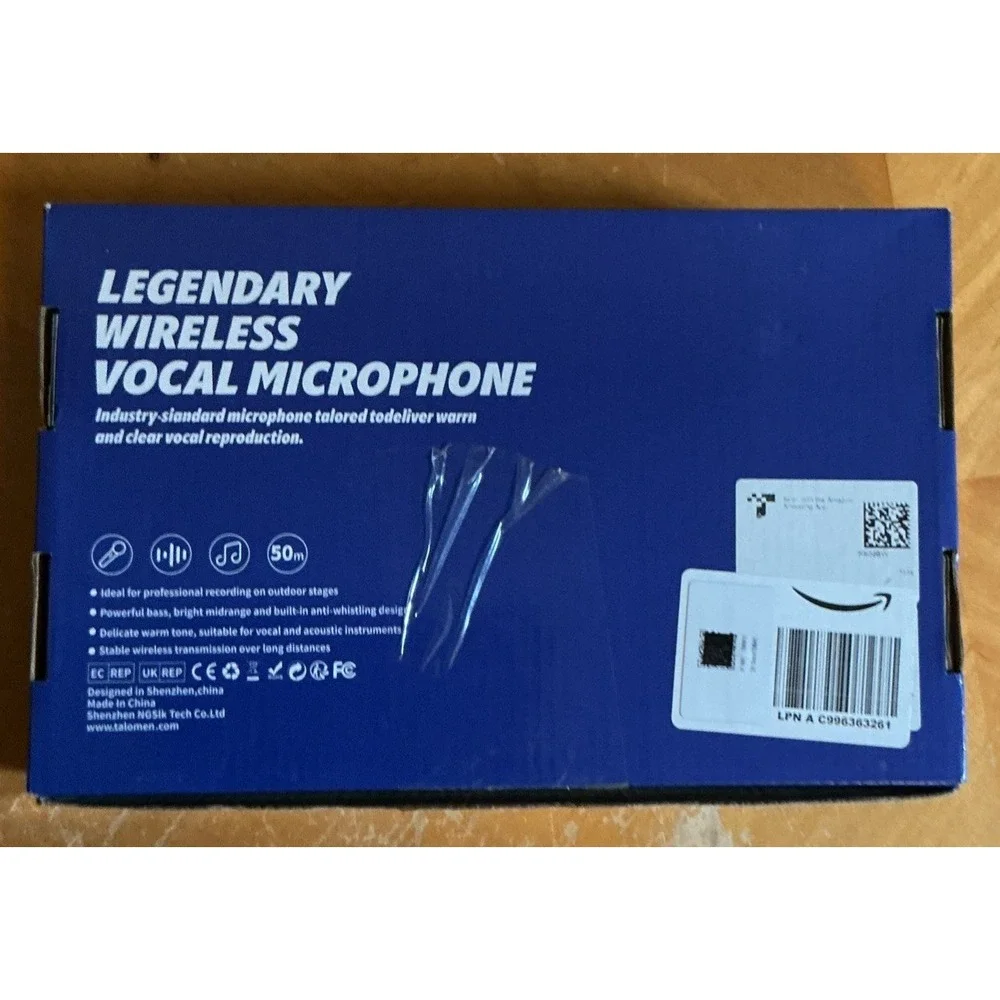 Talomen K60 Handheld Wireless Dynamic Microphone‎ Set