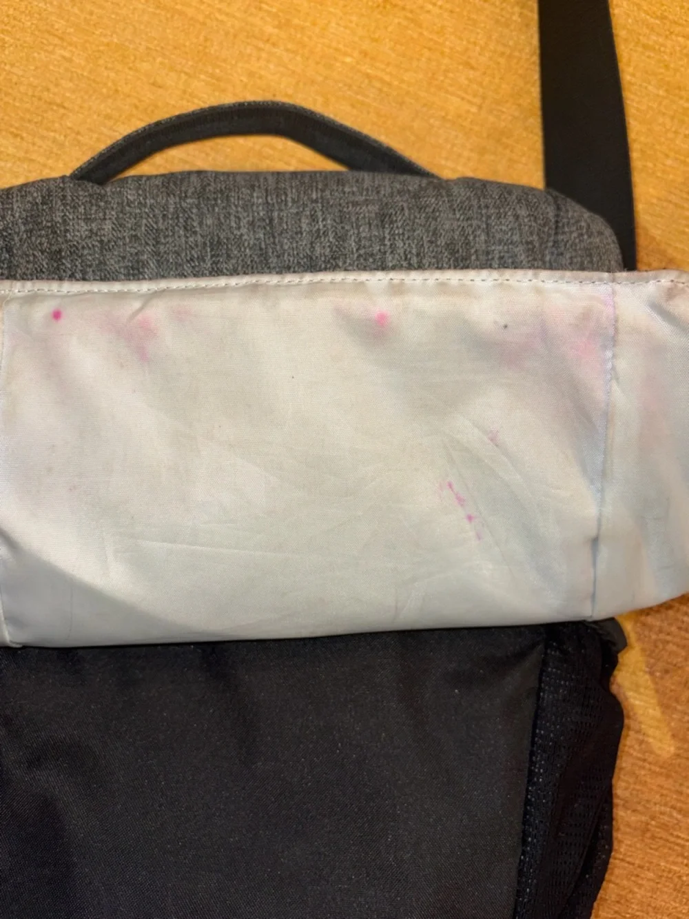 Urban Grey Messenger Bag for Men