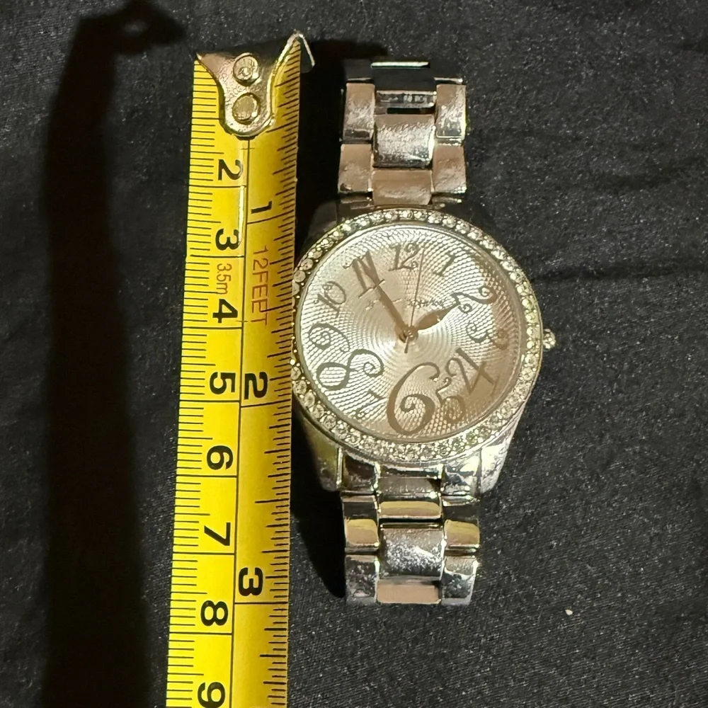 Betsey Johnson silver toned