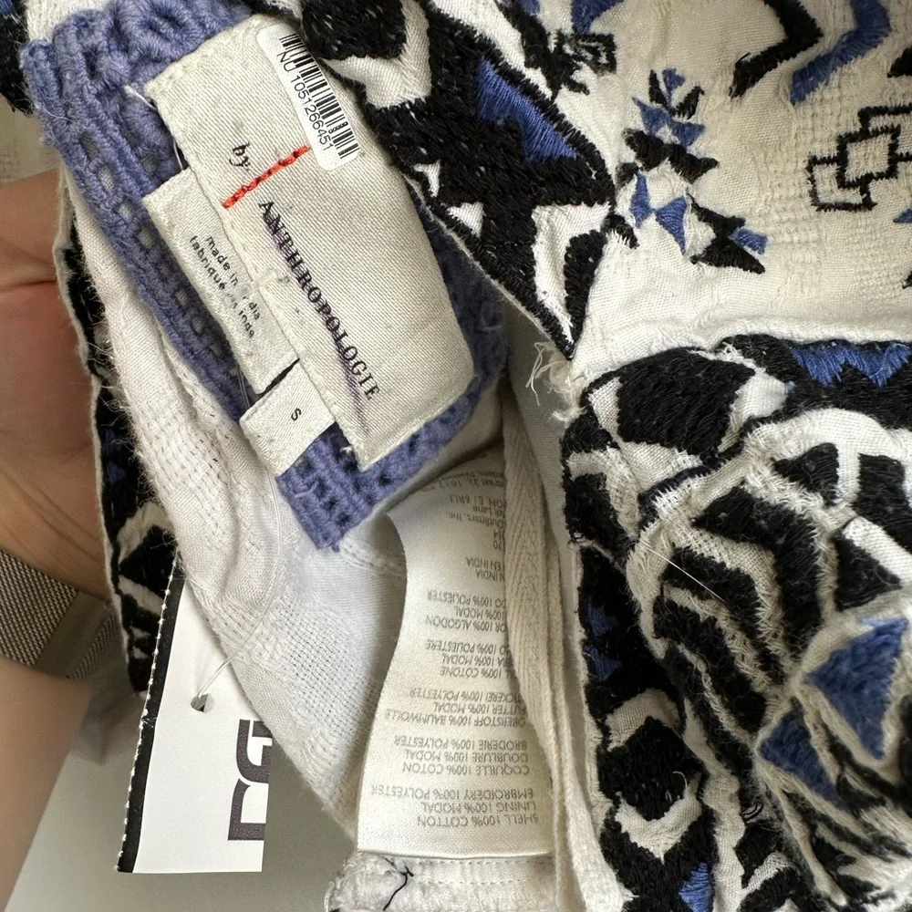 Anthropologie cropped peasant