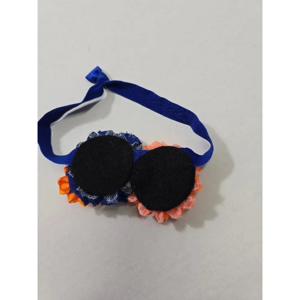 Handmade Florida Gators‎ Headband Infant OS Blue Orange Excellent Rosette Logo