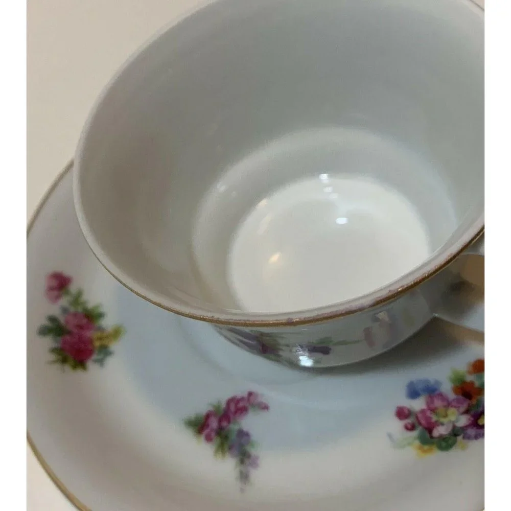 Vintage Arabia Suomi Finlandia 166‎ Floral Tea Cup