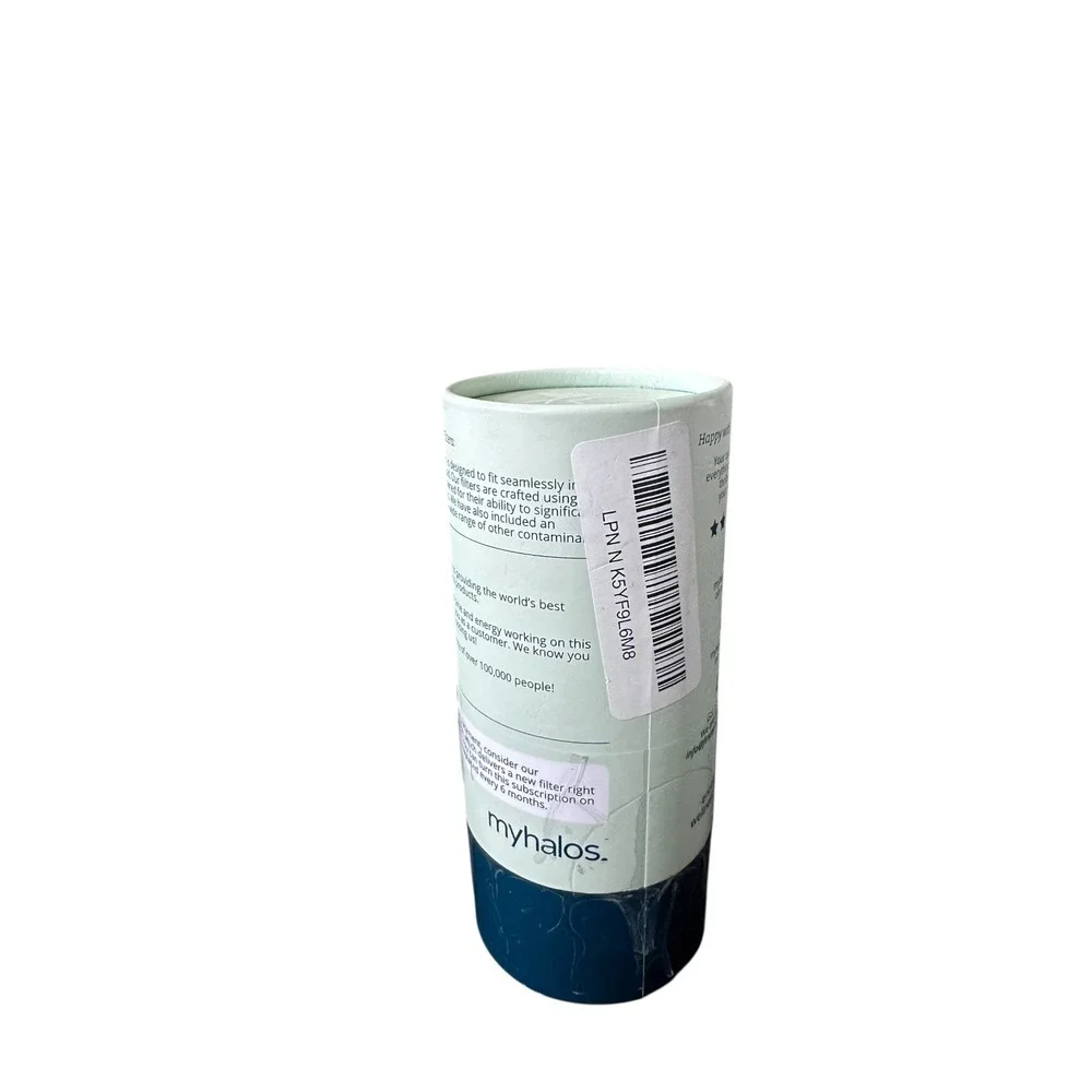 MyHalo Fixed Head Shower Filters 2 Pack Replacement Cartridges Triple Filtration