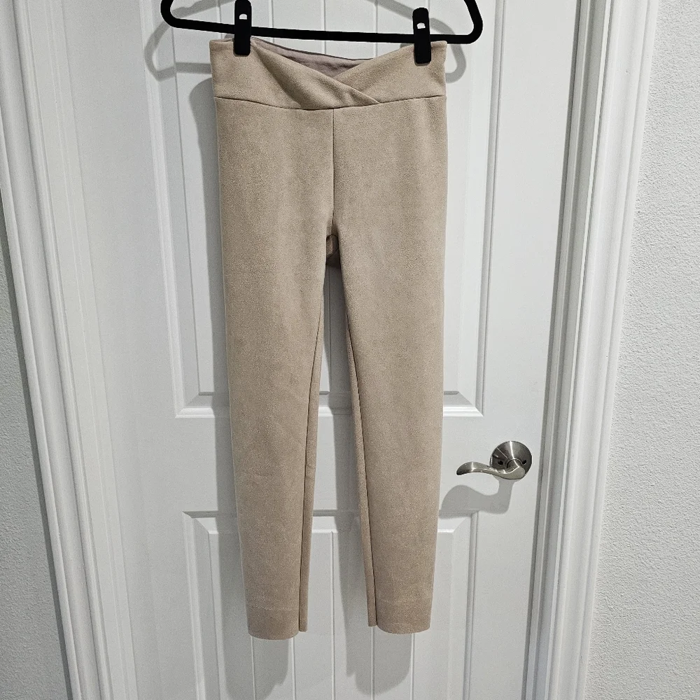 NWT Splendid‎ Vegan Faux Suede Leather Leggings size Small