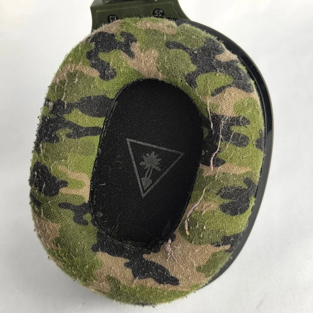 Turtle Beach Recon 50p Gaming Headset‎ (works) Olive Green Camo- MIC NOT WORKING