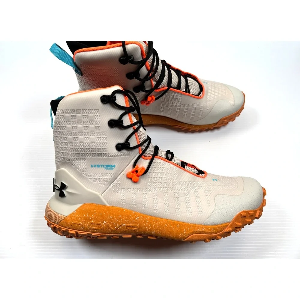 Under Armour HOVR Dawn 2.0 Boots Men's 13 NWOB Storm Waterproof Lace‎ Up Orange