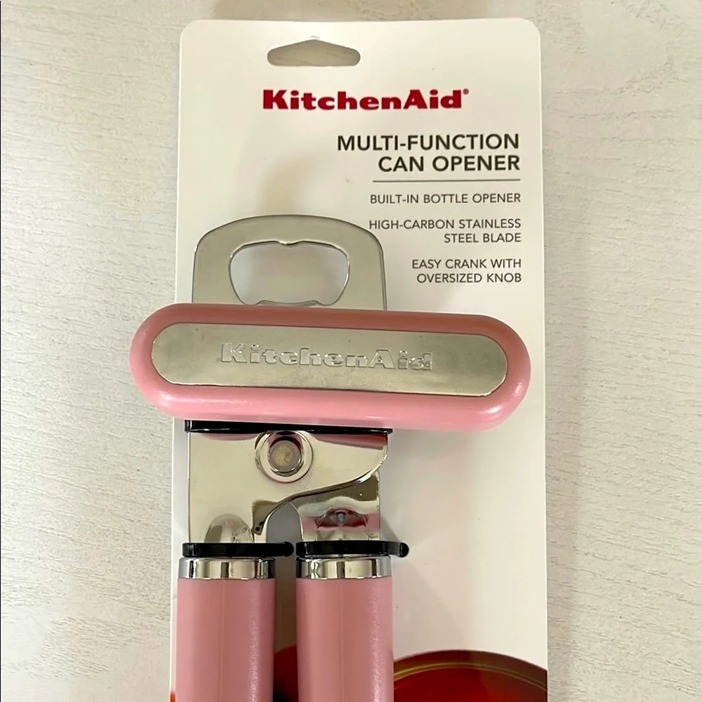 KitchenAid Classic Multifunction Can Opener/Bottle Opener Dried Rose (Pink)