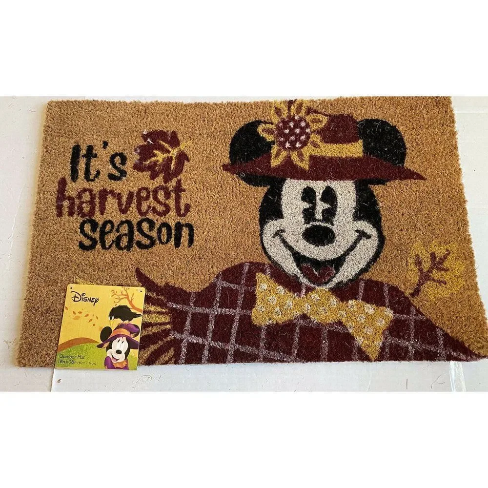 Disney's Mickey Mouse It’s Harvest Season Door Mat‎