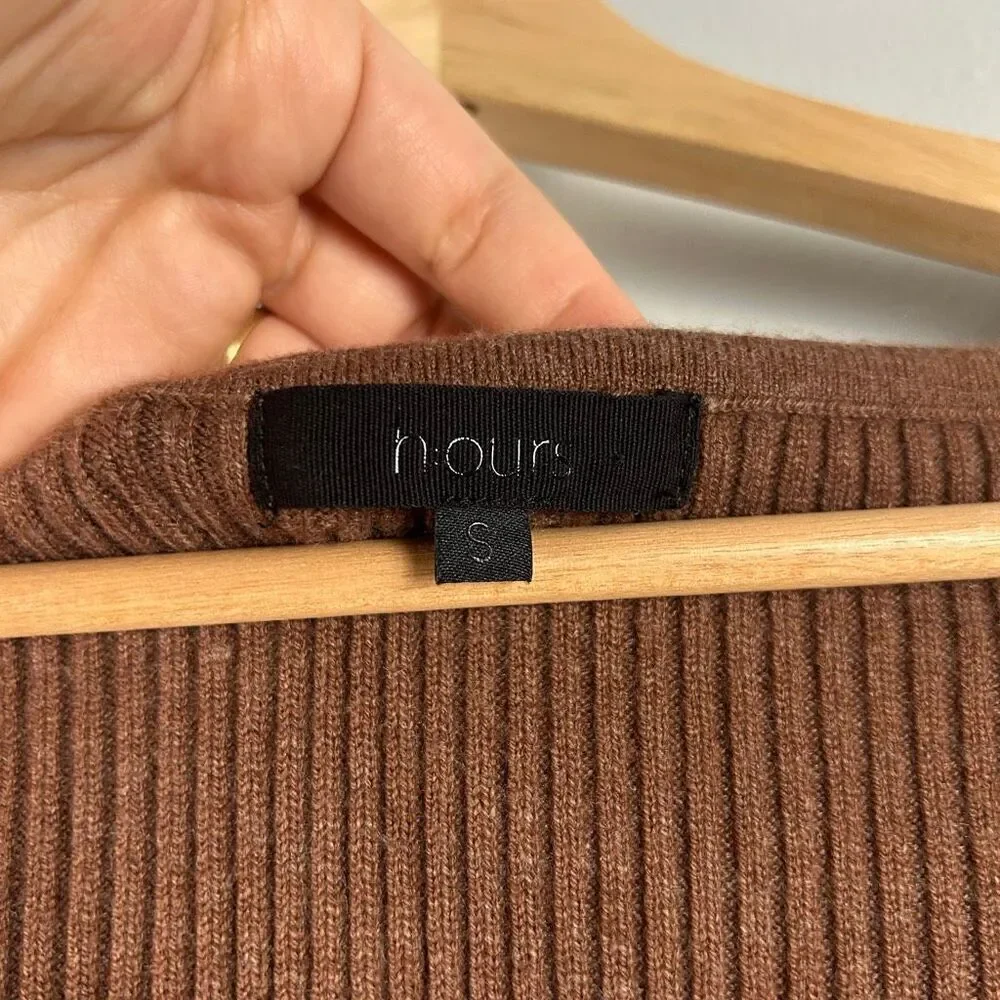 H:ours (Revolve) Willa  Rib Knit Long Sleeve Mini Dress