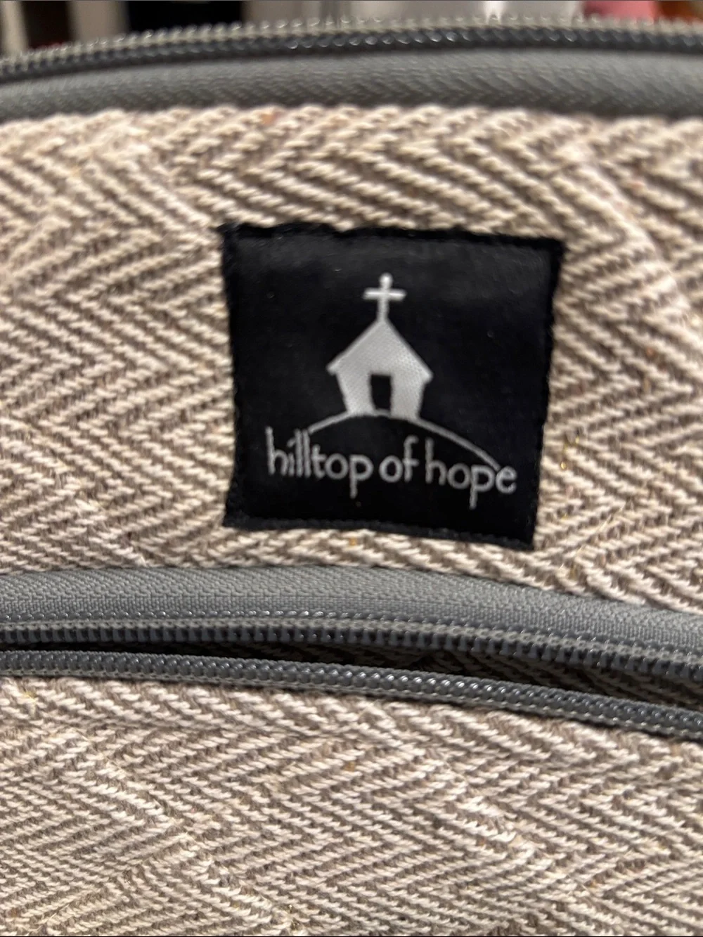Cream Herringbone Tablet or Bible Sleeve