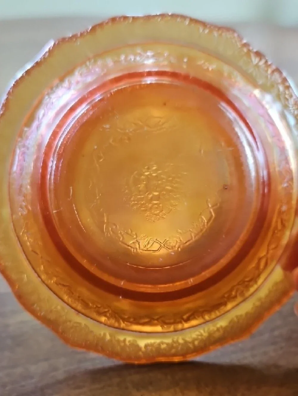 federal glass shape orange no
