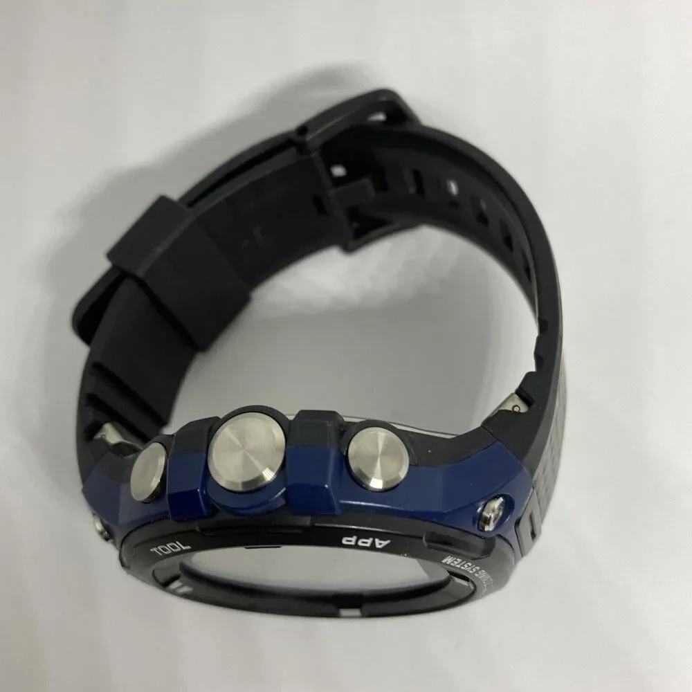 Casio Pro Trek WSD-F20 Men's Black Silicone Digital Display Smartwatch EY541